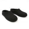 089_BASICblack_45_c Black felt slippers BASIC collection by Wooppers -c