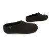 Black felt slippers BASIC collection by Wooppers -d