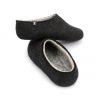 Most comfortable slippers, DUAL BLACK white, by Wooppers -c