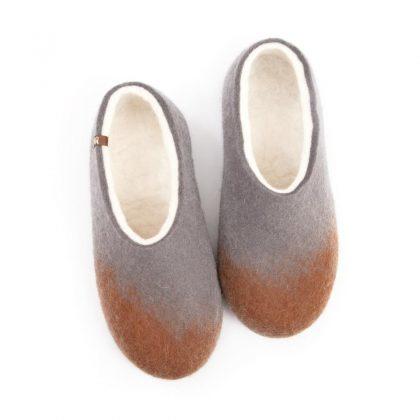 Felt slippers for men in three colors, AMIGOS collection by Wooppers -a