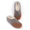 Felt slippers for men in three colors, AMIGOS collection by Wooppers -b