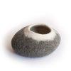 Cat Bed Pebble Gray white by Wooppers -b