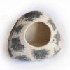 felt cat cave Igloo white with grey shades_e