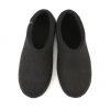 Black felt slippers BASIC collection by Wooppers -a