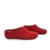 Womens house slippers red-brown, DUAL RED collection by Wooppers -d