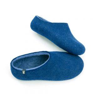 Blue women's slippers, DUAL Blue collection by Wooppers -d