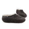 Black white slippers DUAL Black collection by Wooppers -i