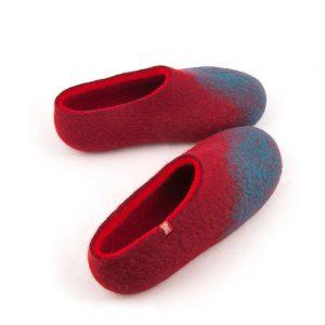 Wooppers clog slippers in blue and red / AMIGOS collection -m