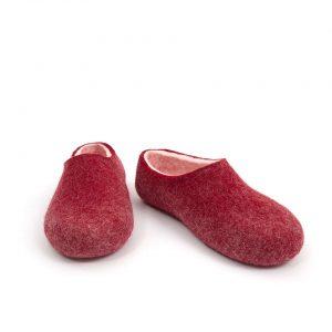 House clogs BLISS dark red by Wooppers slippers h