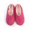 Womens wool slippers Pink from the "Bliss" Wooppers slippers collection
