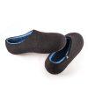 felt slippers by Wooppers DUAL BLACK sky blue, men's slippers-c