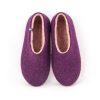 Ladies slippers aubergine purple from the new Dual Purple Wooppers collection