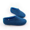 Wooppers blue slippers for men with sky blue interior