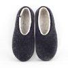 Most comfortable slippers, DUAL BLACK white, by Wooppers -a