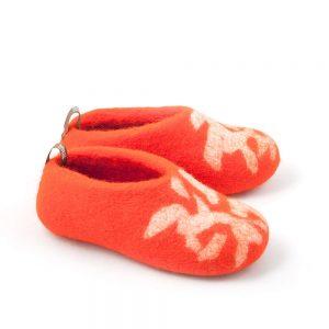 children's slippers BITS orange by Wooppers e