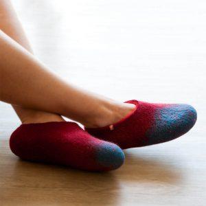 Wooppers clog slippers in blue and red / AMIGOS collection -wear