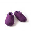 purple slippers by wooppers felt slippers -e