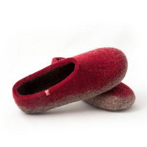 Mens bedroom slippers TOPS crimson by Wooppers -d