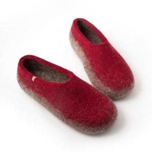 Mens bedroom slippers TOPS crimson by Wooppers -e