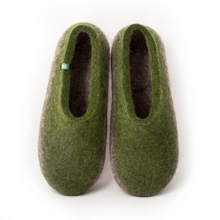 Green house shoes DUAL BLACK collection by Woopers