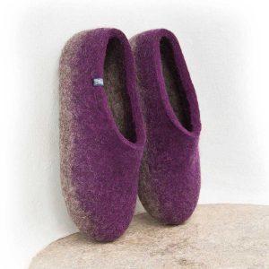 Cozy slippers TOPS ultra violet by Wooppers -1