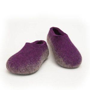Cozy slippers TOPS ultra violet by Wooppers -4