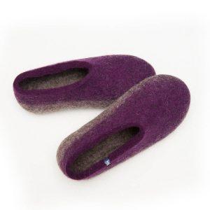 Cozy slippers TOPS ultra violet by Wooppers -5