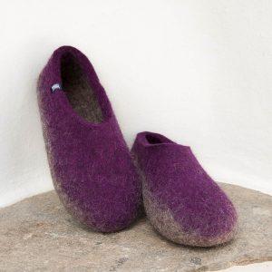 Cozy slippers TOPS ultra violet by Wooppers -7