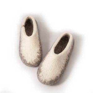 mens warm slippers - TOPS natural white -e