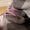 Boot slippers BOOTIES grey pink by Wooppers -aa