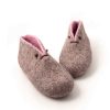 Boot slippers BOOTIES grey pink by Wooppers -e