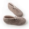 Slipper booties BOOTIES grey white by Wooppers -c