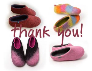 a selection of custom made wooppers slippers