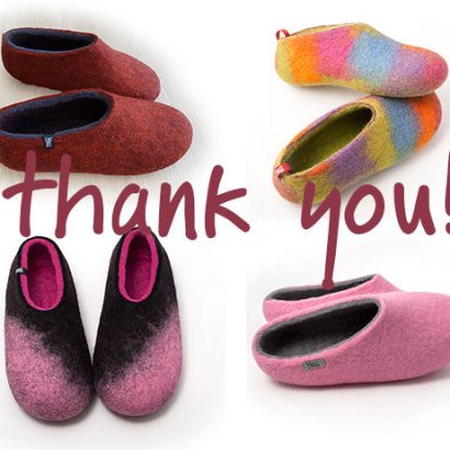 a selection of custom made wooppers slippers