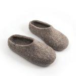 Gray mule slippers SOLO grey -c