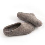 Gray mule slippers SOLO grey -d