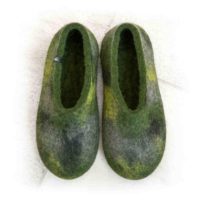 Green house shoes - DUAL BLACK collection by Woopers