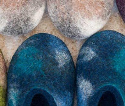 Launch of ARTI - unique womens slippers made in wool by Wooppers