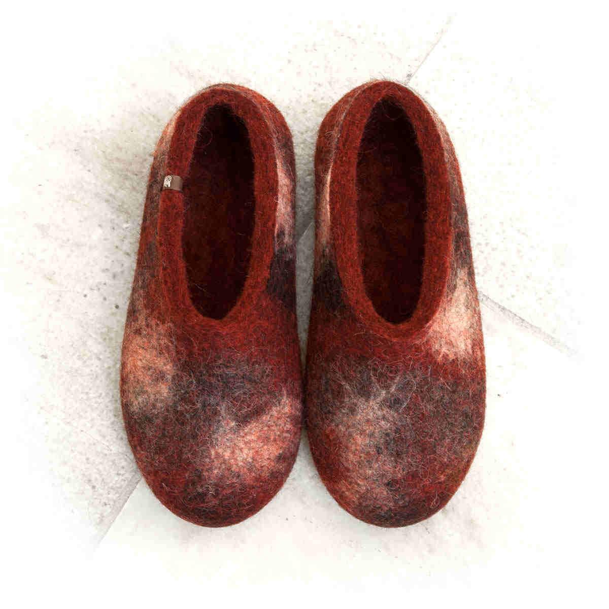 ARTI red rust Women's Slippers, Women's Slippers, NEW SLIPPERS, ARTI