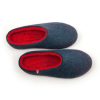 Unisex wool slippers blue and red COLORI by Wooppers_a