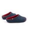 Unisex wool slippers blue and red COLORI by Wooppers_f