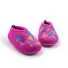 Φούξια χειμωνιάτικες παιδικές παντόφλες με CONFETTI BITS διακόσμηση της Wooppers_f