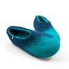 Turquoise blue slippers / AMIGOS collection by Wooppers -c