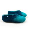 Turquoise blue slippers / AMIGOS collection by Wooppers -e