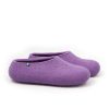 BASIC λιλά μονόχρωμες παντόφλες από τη Wooppers -b