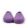 lilac slippers for the house made of merino wool by Wooppers -d