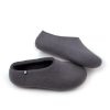 Anthracite grey wool slippers from Wooppers' BASIC collection -f