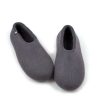 Anthracite grey wool slippers from Wooppers' BASIC collection -h